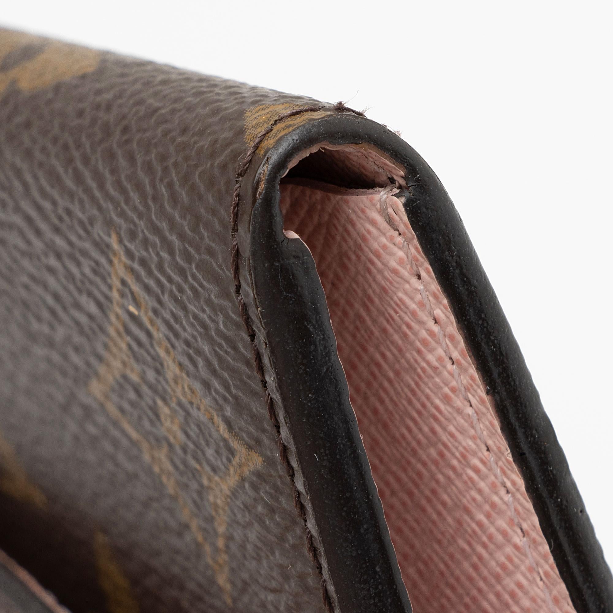 Louis Vuitton Monogram Canvas Emilie Wallet (SHF-m3LeBT)