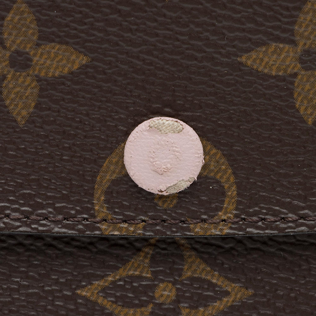 Louis Vuitton Monogram Canvas Emilie Wallet (SHF-m3LeBT)