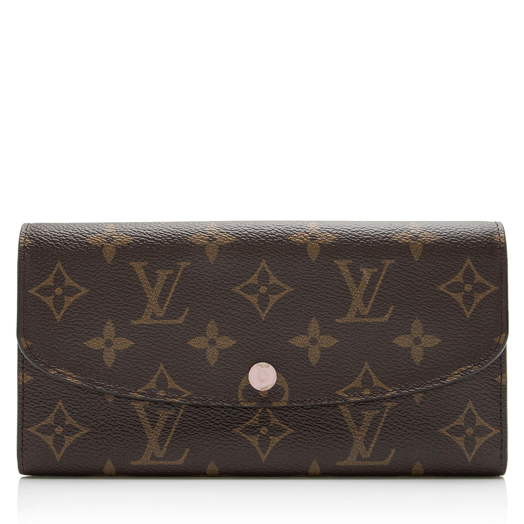 Louis Vuitton Monogram Canvas Emilie Wallet (SHF-m3LeBT)