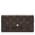 Louis Vuitton Monogram Canvas Emilie Wallet (SHF-m3LeBT)