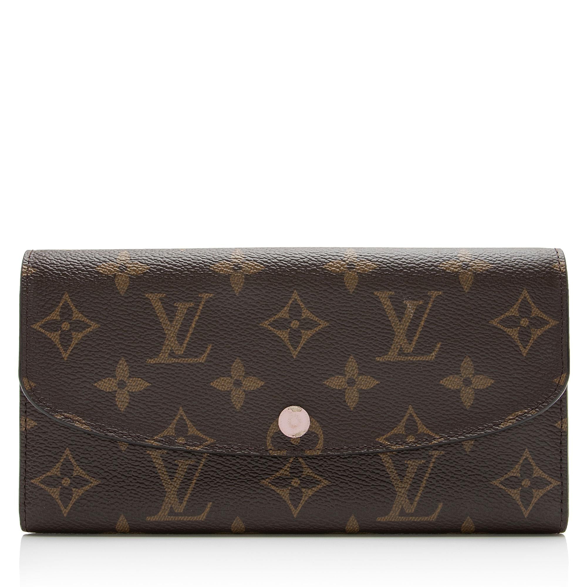 Louis Vuitton Monogram Canvas Emilie Wallet (SHF-m3LeBT)