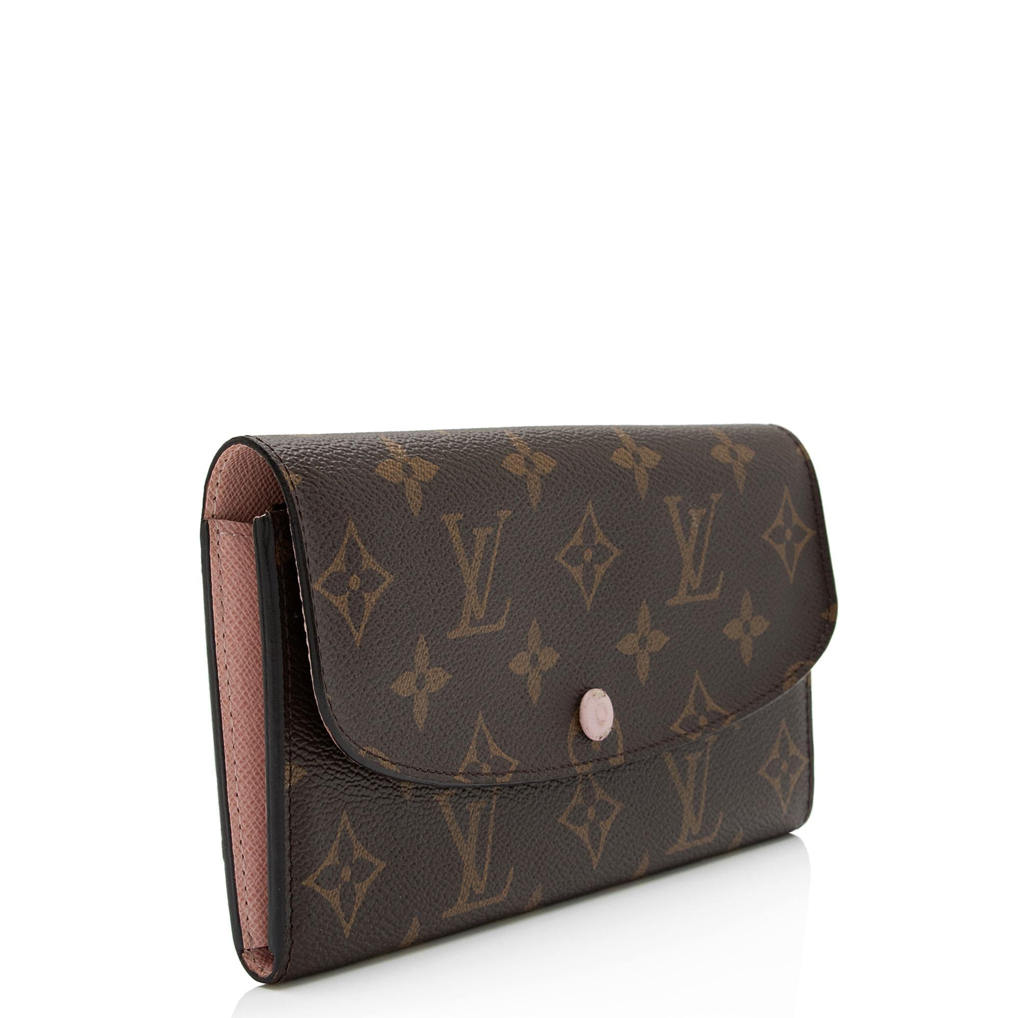 Louis Vuitton Monogram Canvas Emilie Wallet (SHF-m3LeBT)