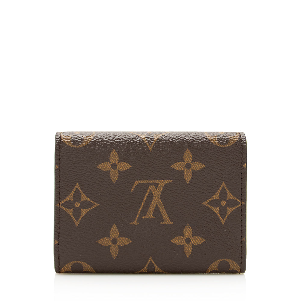 Louis Vuitton Monogram Canvas Envelope Business Card Holder (SHF-21827)