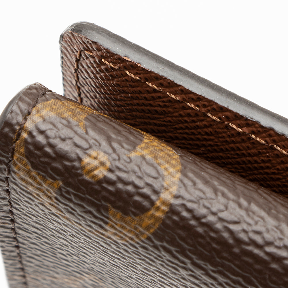 Louis Vuitton Monogram Canvas Envelope Business Card Holder (SHF-21827)