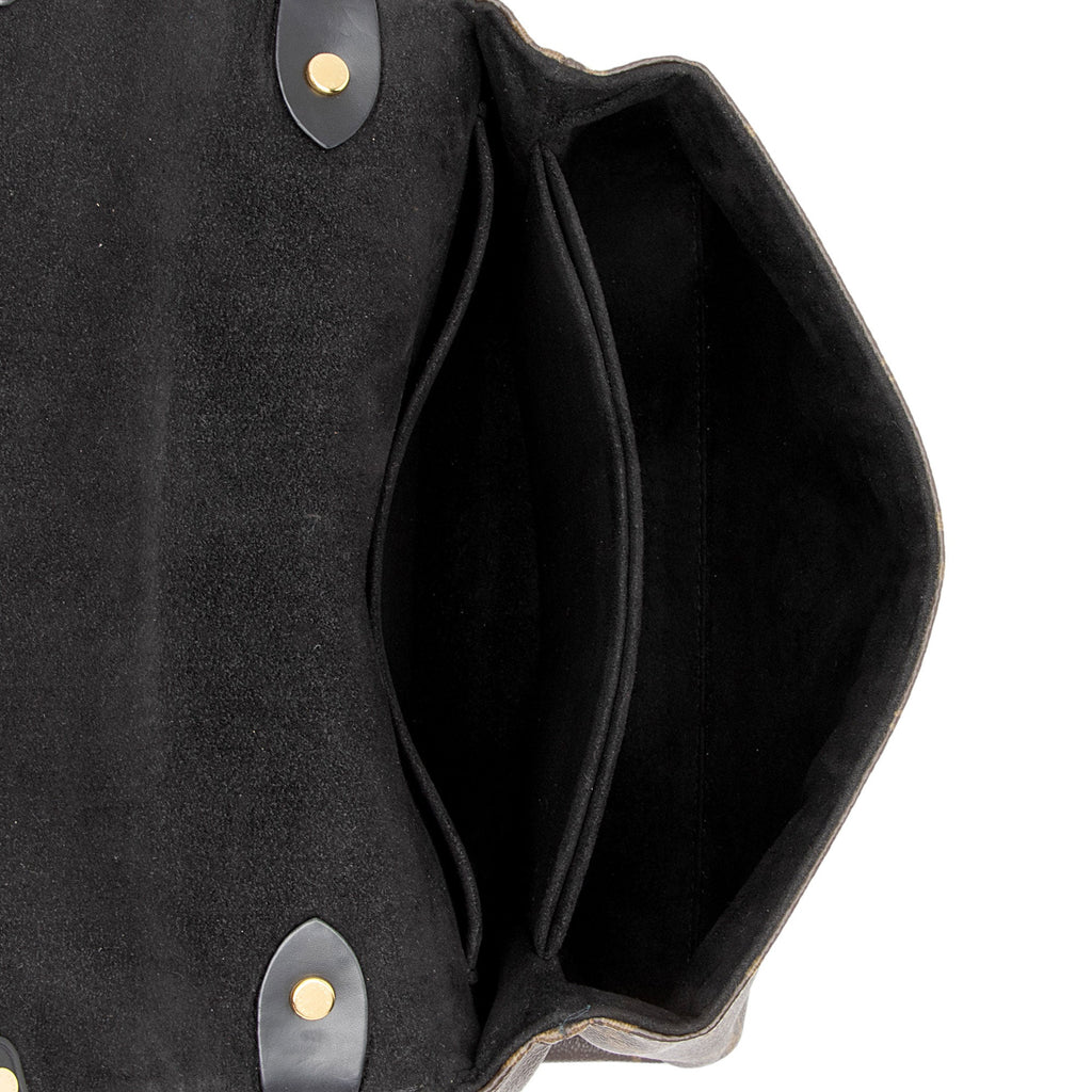 Louis Vuitton Monogram Canvas Epi Leather Saint Michel Shoulder Bag