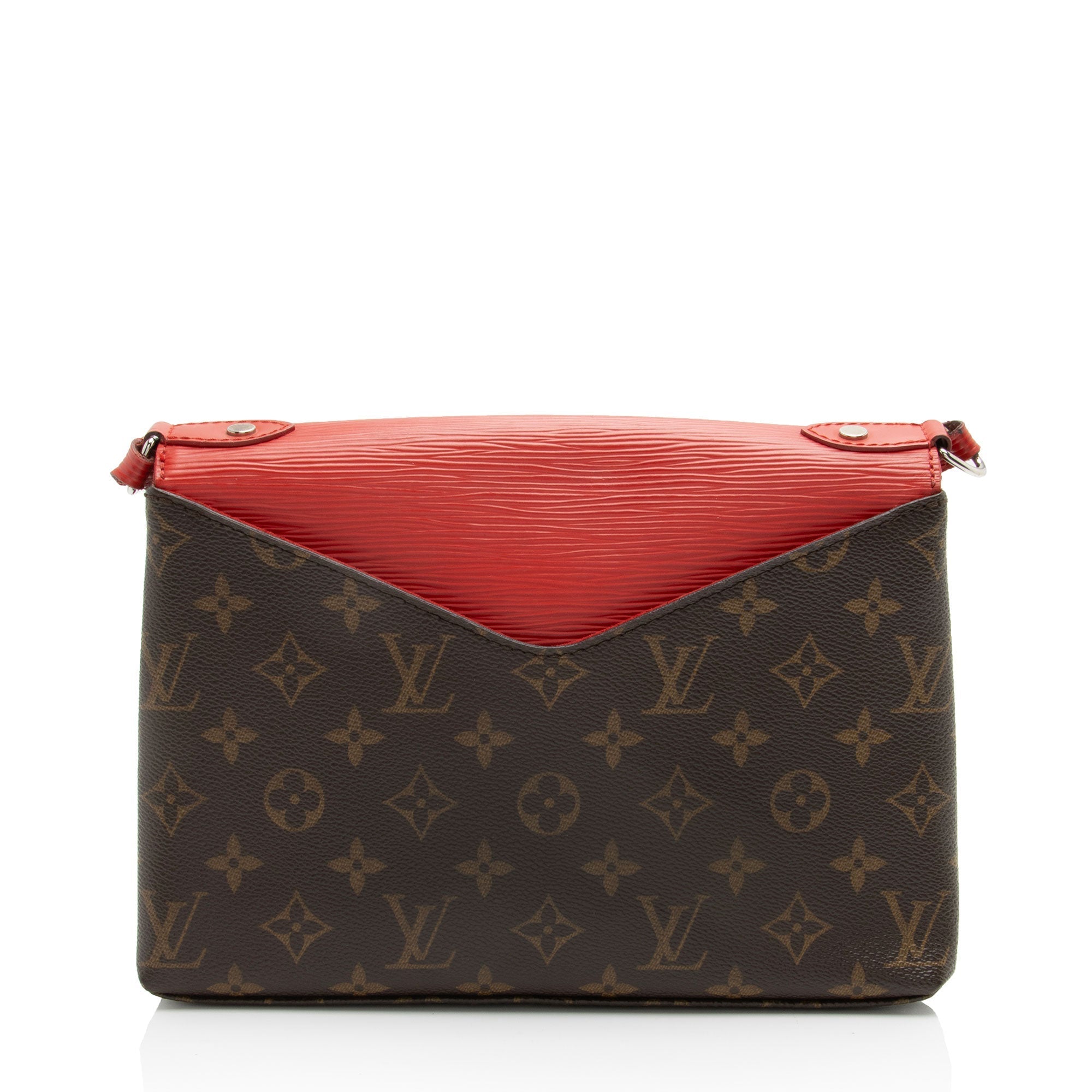 Louis Vuitton Monogram Canvas Epi Leather Saint Michel Shoulder Bag