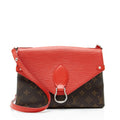 Louis Vuitton Monogram Canvas Epi Leather Saint Michel Shoulder Bag