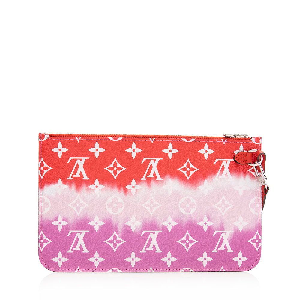 Louis Vuitton Monogram Canvas Escale Neverfull MM Pochette (SHF-20102)