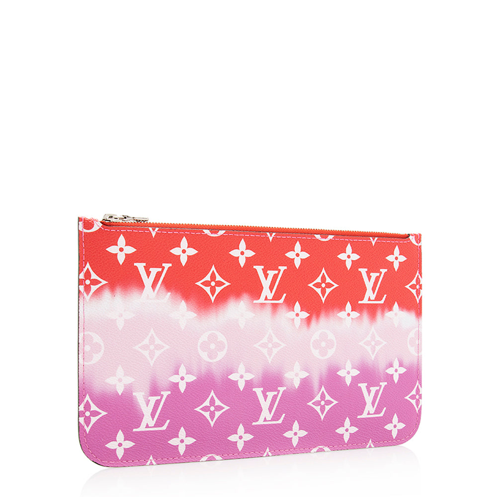 Louis Vuitton Monogram Canvas Escale Neverfull MM Pochette (SHF-20102)