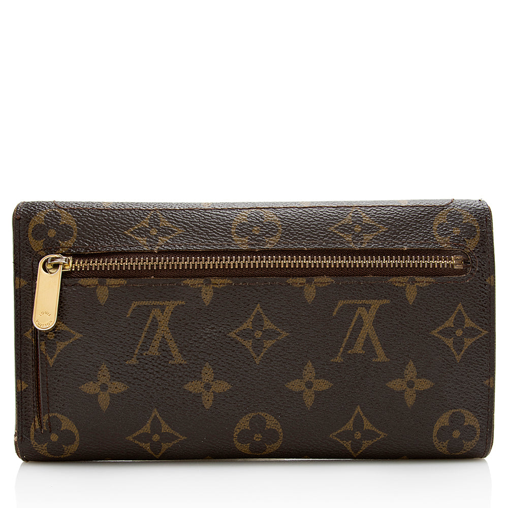 Louis Vuitton Monogram Canvas Eugenie Wallet (SHF-21848)