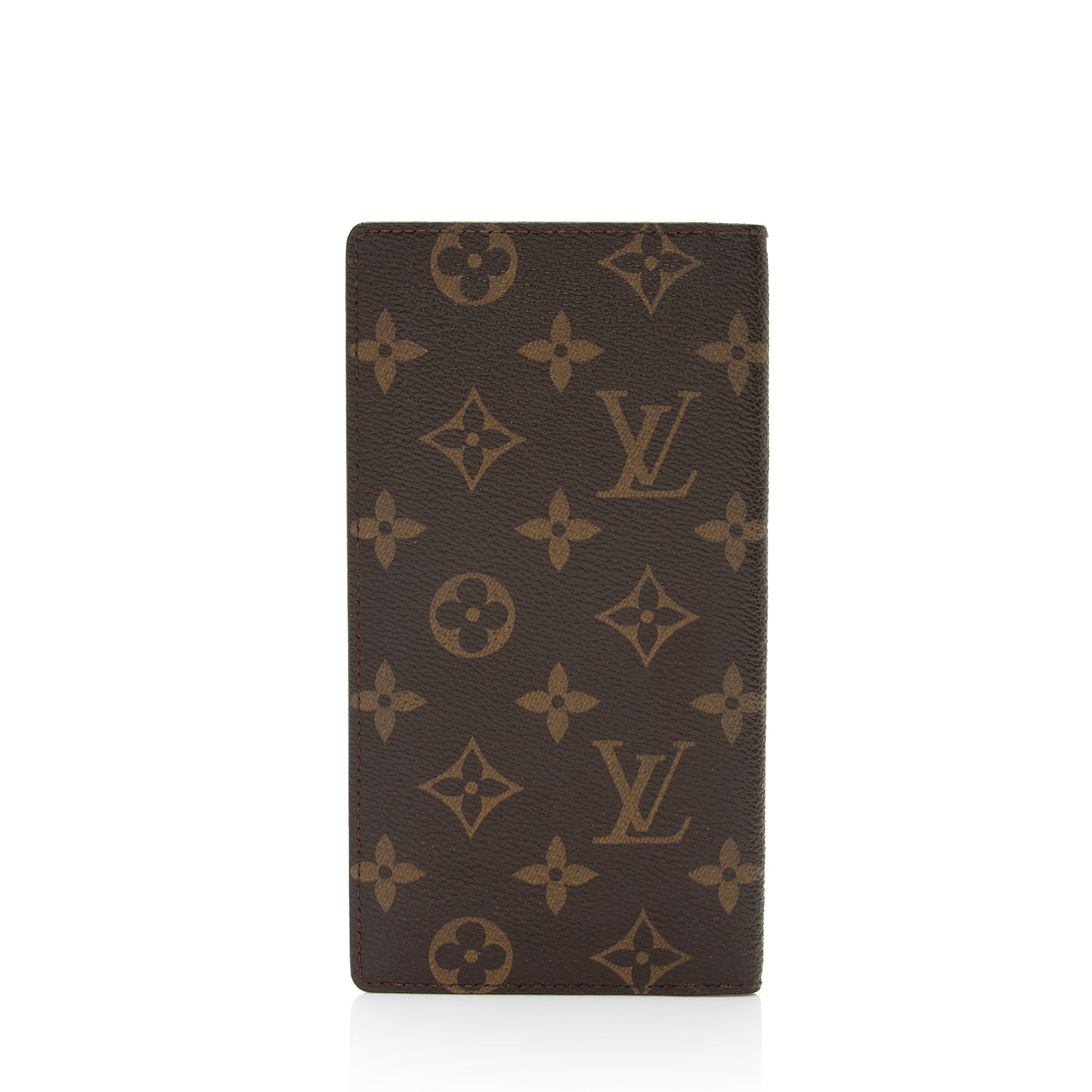 Louis Vuitton Monogram Canvas European Checkbook Cover (SHF-Noc4ZL)