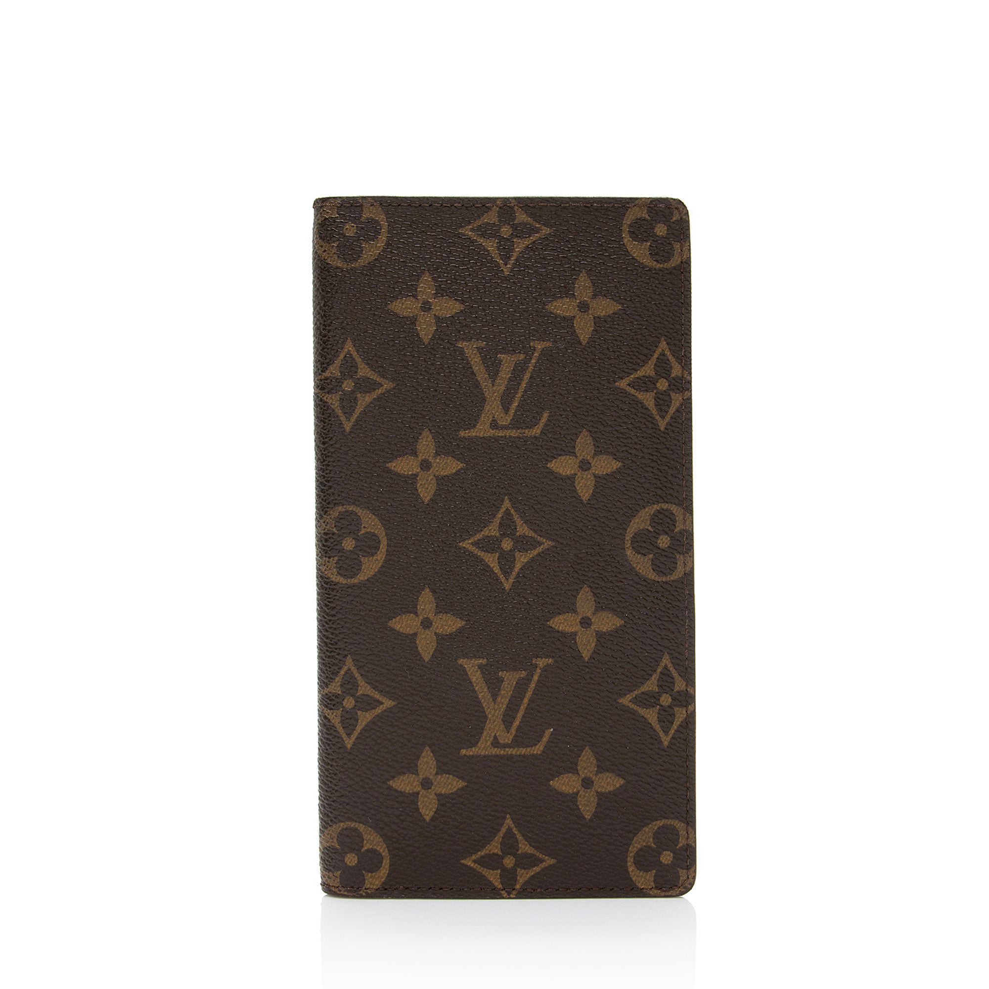 Louis Vuitton Monogram Canvas European Checkbook Cover (SHF-Noc4ZL)