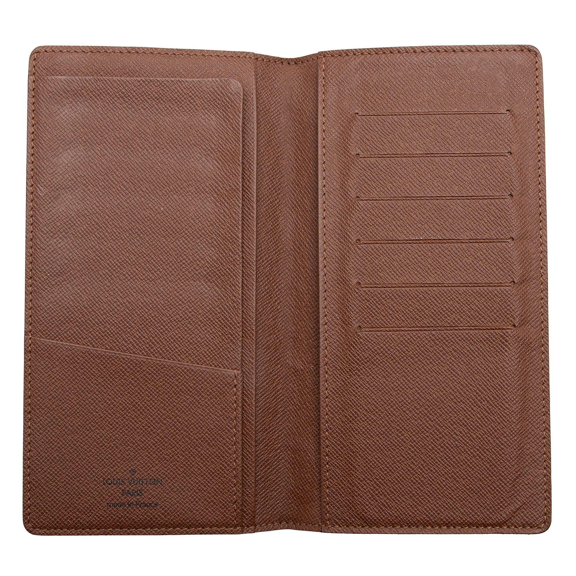 Louis Vuitton Monogram Canvas European Checkbook Cover (SHF-Noc4ZL)