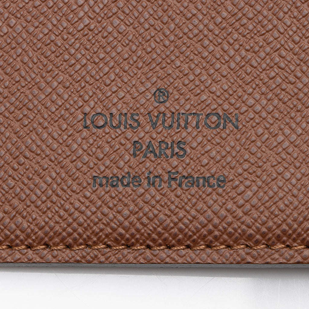 Louis Vuitton Monogram Canvas European Checkbook Cover (SHF-Noc4ZL)