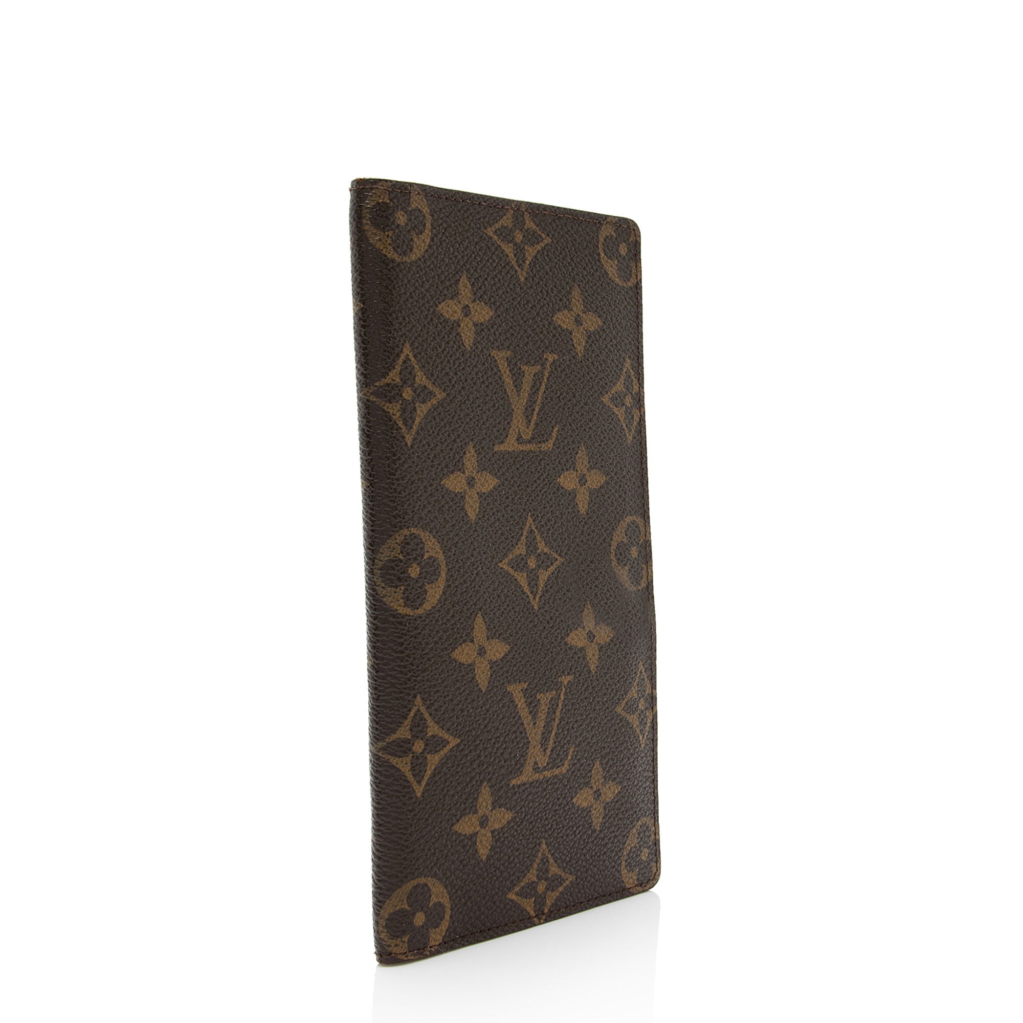 Louis Vuitton Monogram Canvas European Checkbook Cover (SHF-Noc4ZL)