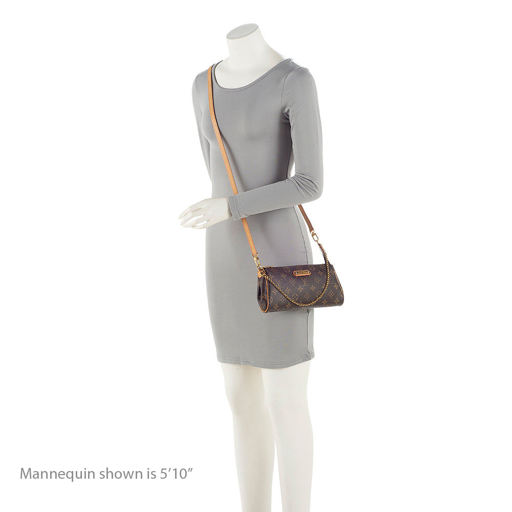 Louis Vuitton Monogram Canvas Eva Clutch (SHF-21136)