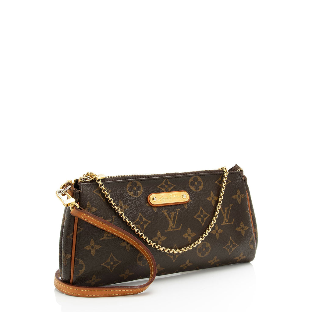 Louis Vuitton Monogram Canvas Eva Clutch (SHF-Nxpj7D)