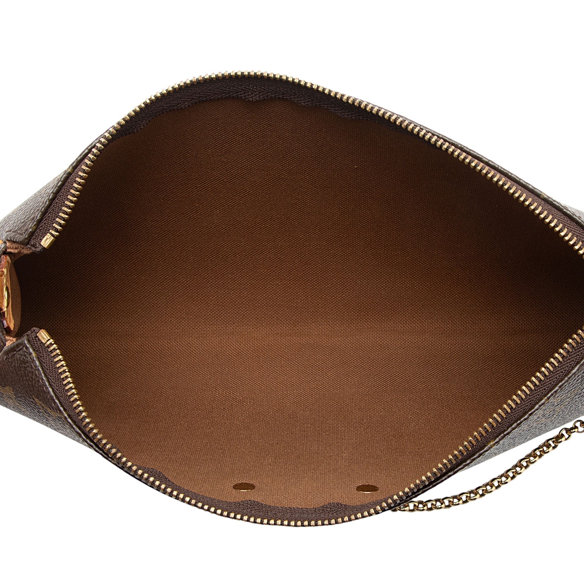 Louis Vuitton Monogram Canvas Eva Clutch (SHF-y3x30J)