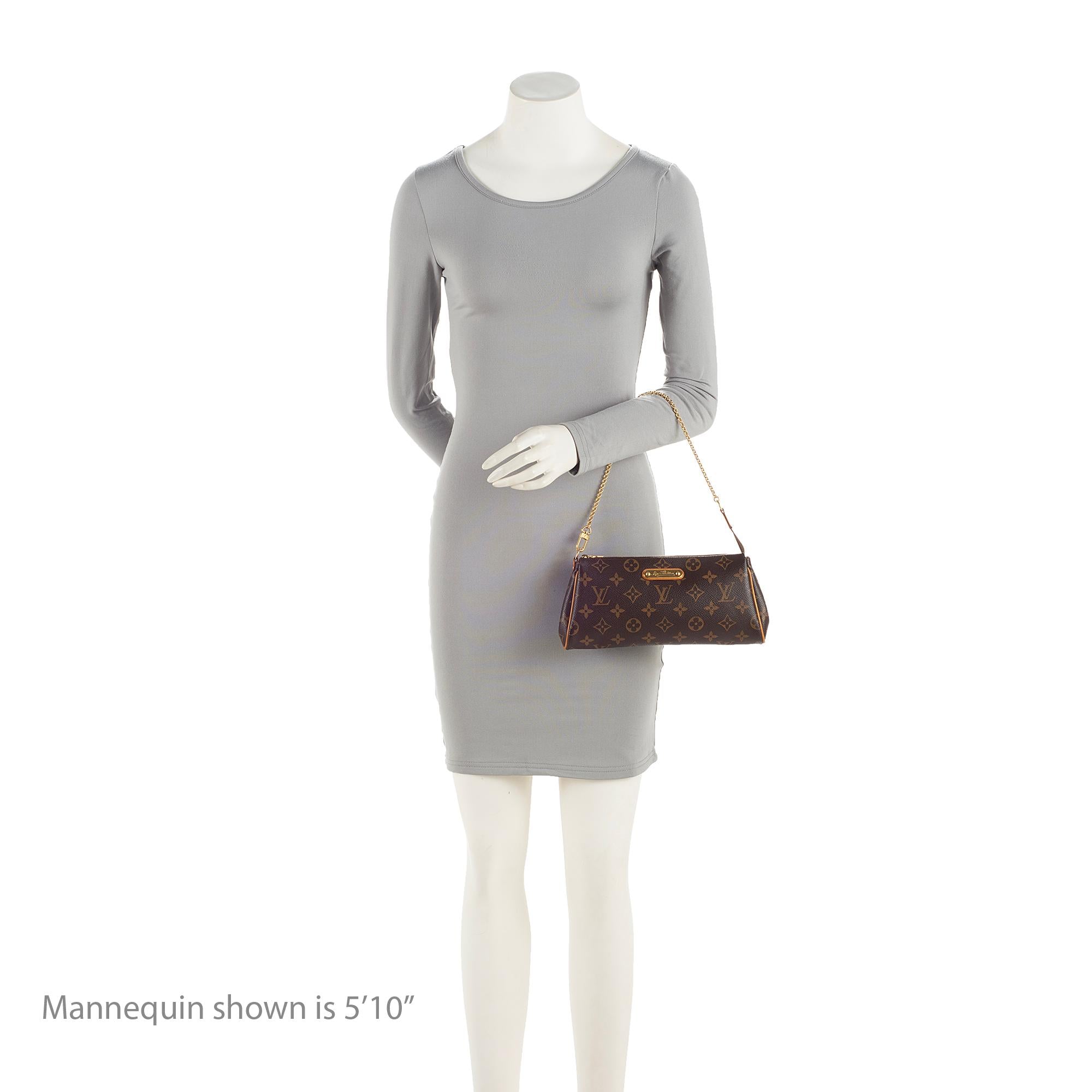 Louis Vuitton Monogram Canvas Eva Clutch (SHF-y3x30J)