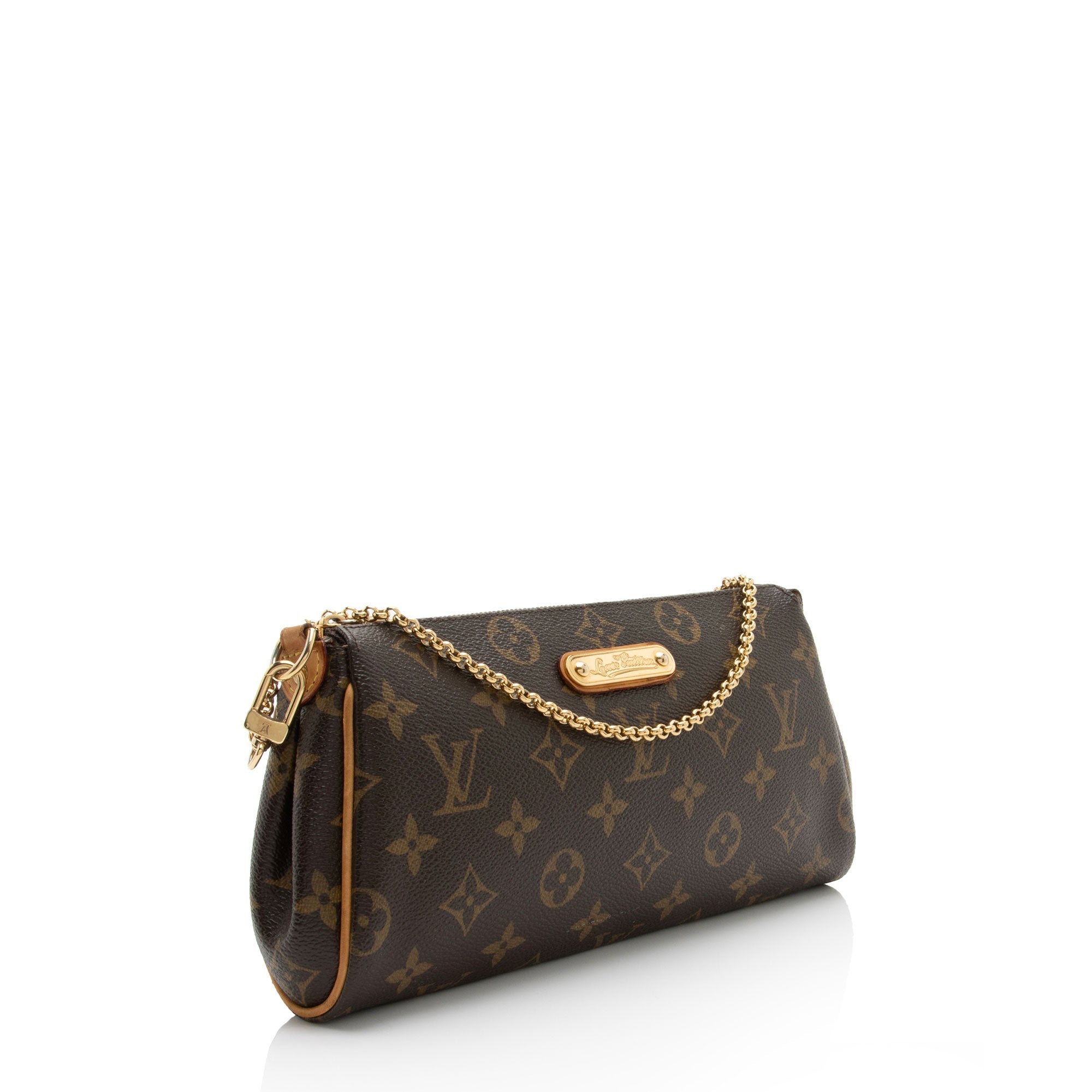 Louis Vuitton Monogram Canvas Eva Clutch (SHF-y3x30J)