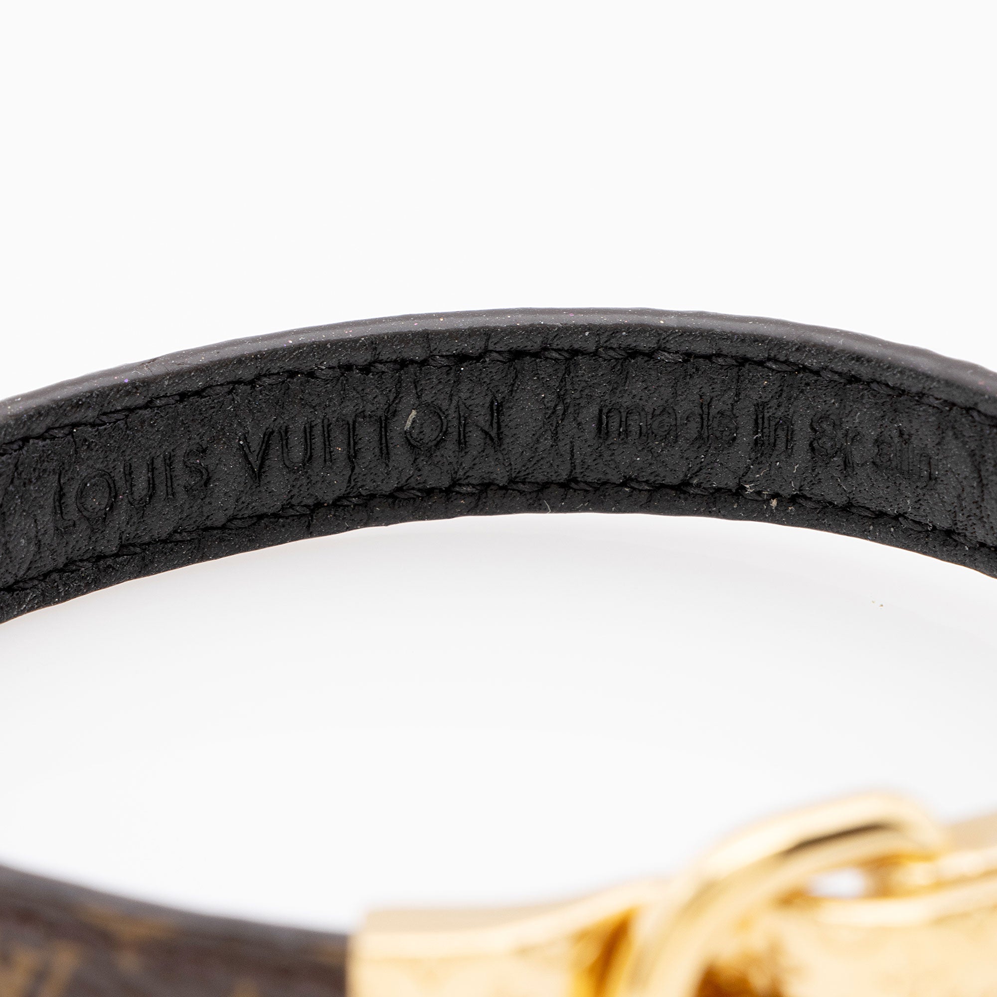 Louis Vuitton Monogram Canvas Fasten Your LV Bracelet (SHF-yI8IWa)