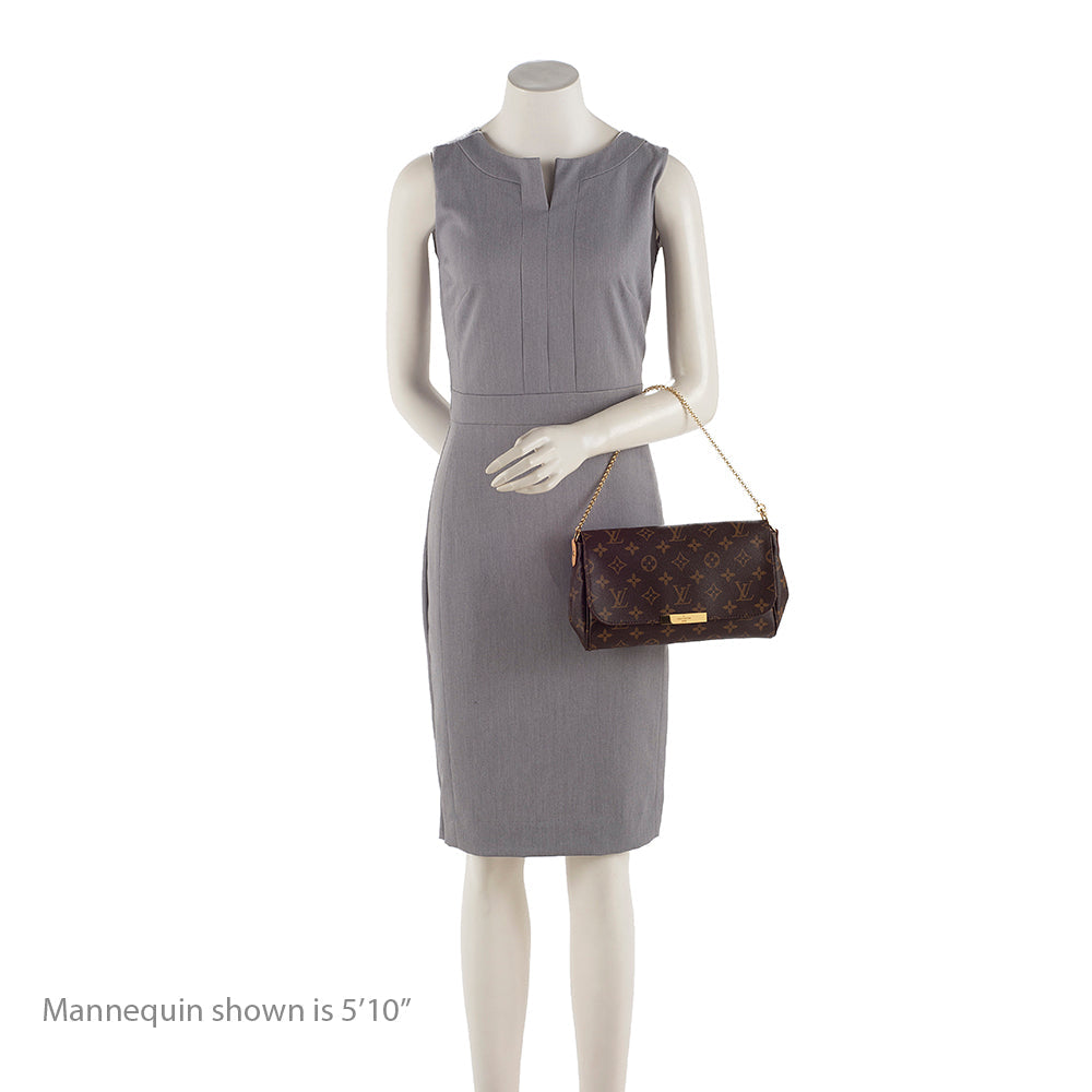 Louis Vuitton Monogram Canvas Favorite MM Shoulder Bag (SHF-19673)