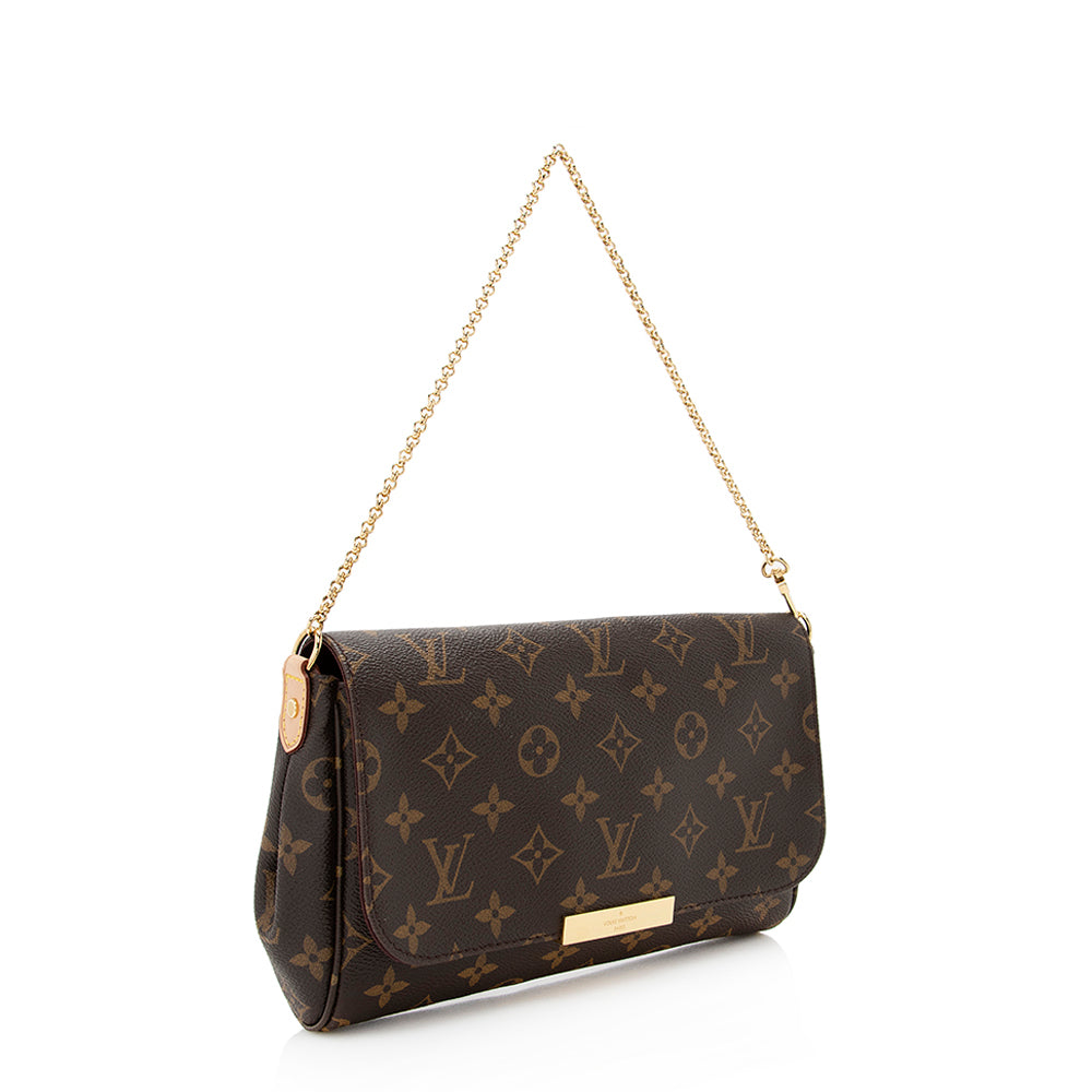 Louis Vuitton Monogram Canvas Favorite MM Shoulder Bag (SHF-19673)