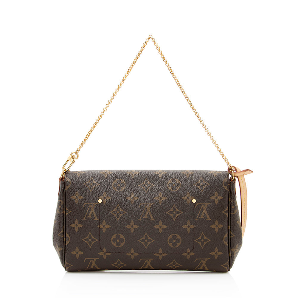 Louis Vuitton Monogram Canvas Favorite MM Shoulder Bag (SHF-19857)