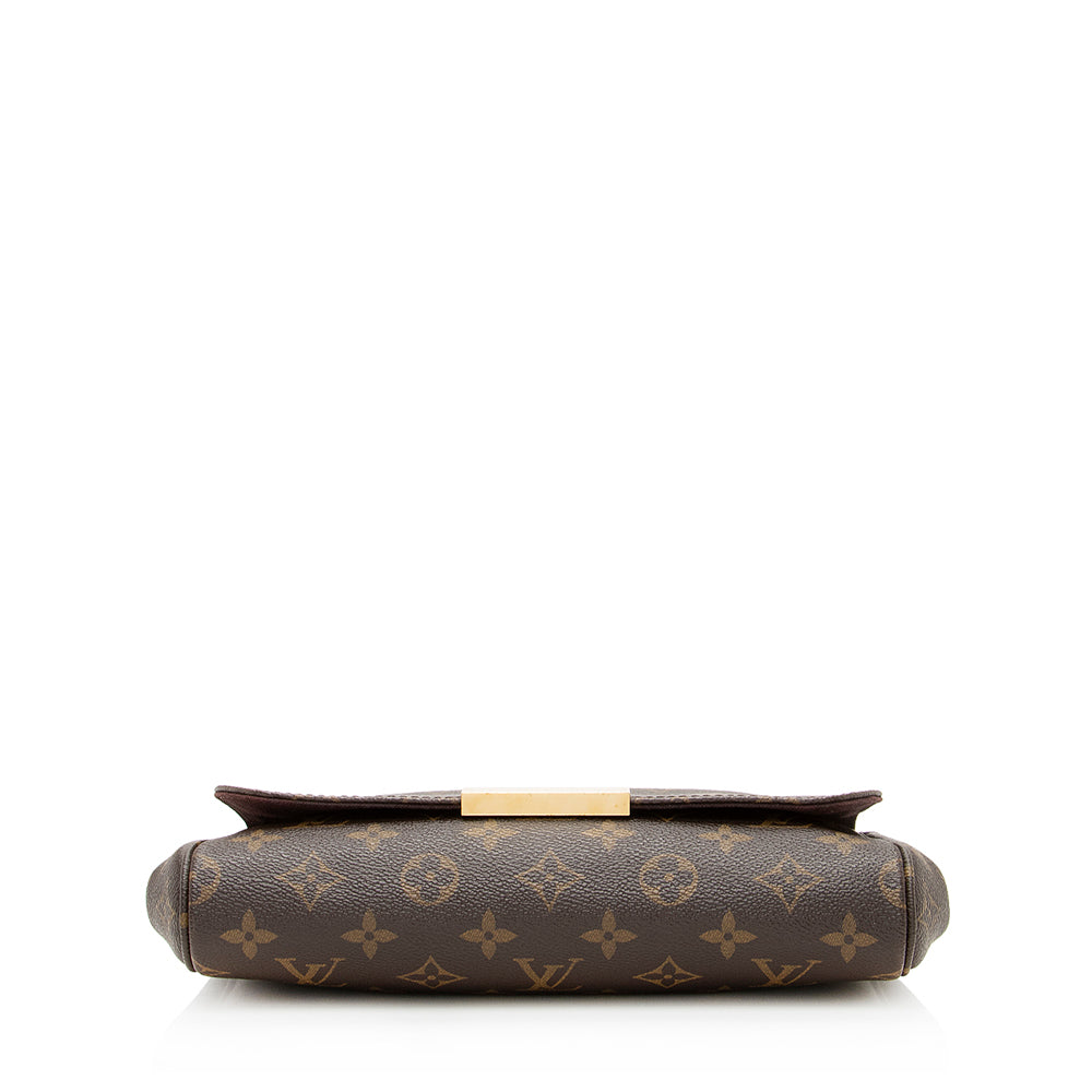 Louis Vuitton Monogram Canvas Favorite MM Shoulder Bag (SHF-19857)