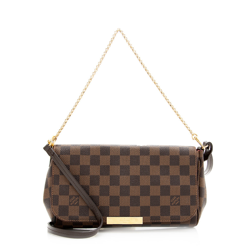 Louis Vuitton Monogram Canvas Favorite MM Shoulder Bag (SHF-20105)