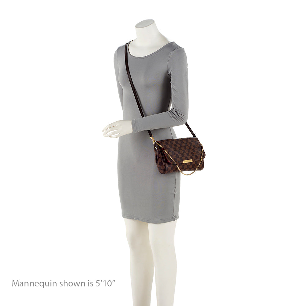 Louis Vuitton Monogram Canvas Favorite MM Shoulder Bag (SHF-20105)