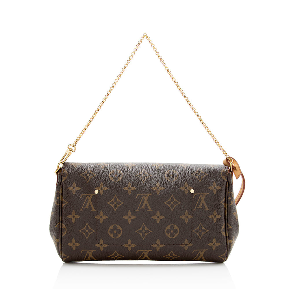Louis Vuitton Monogram Canvas Favorite MM Shoulder Bag (SHF-21138)