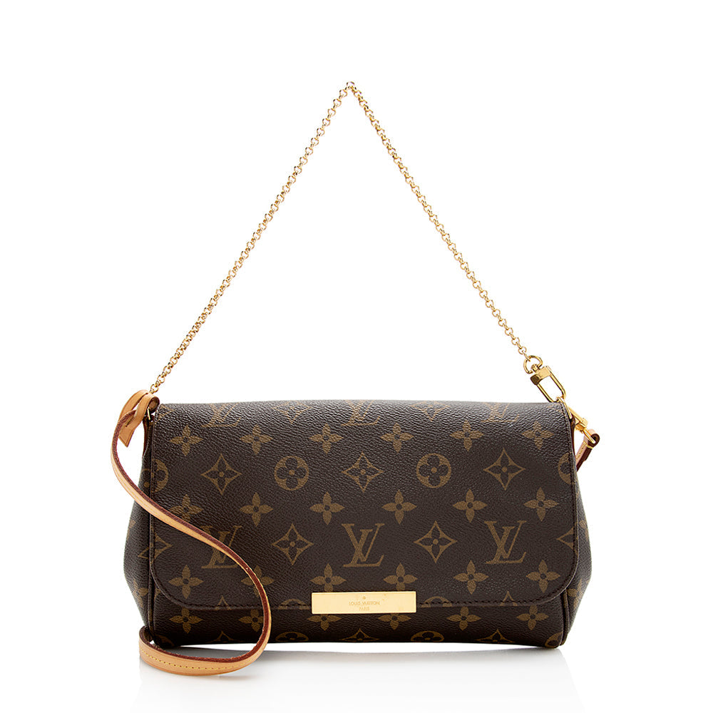 Louis Vuitton Monogram Canvas Favorite MM Shoulder Bag (SHF-21138)