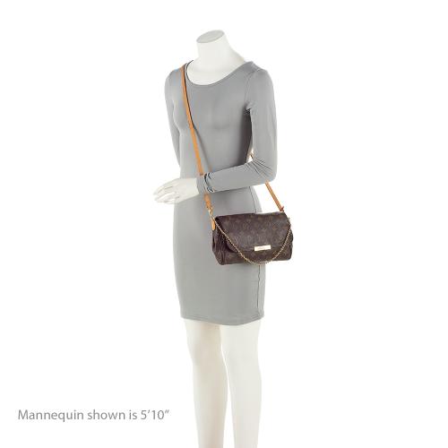 Louis Vuitton Monogram Canvas Favorite MM Shoulder Bag (SHF-21138)