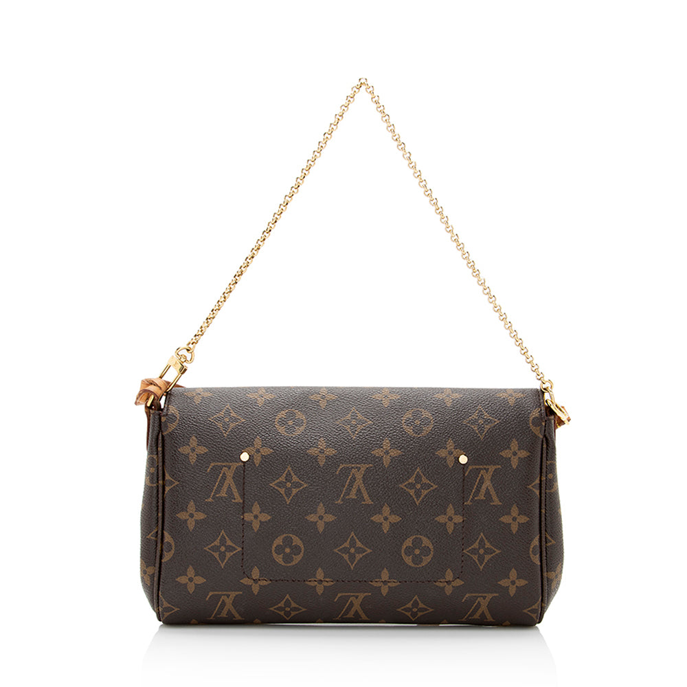 Louis Vuitton Monogram Canvas Favorite MM Shoulder Bag (SHF-22043)