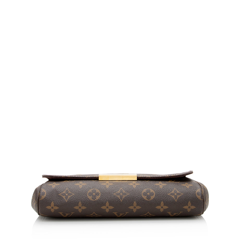 Louis Vuitton Monogram Canvas Favorite MM Shoulder Bag (SHF-22043)