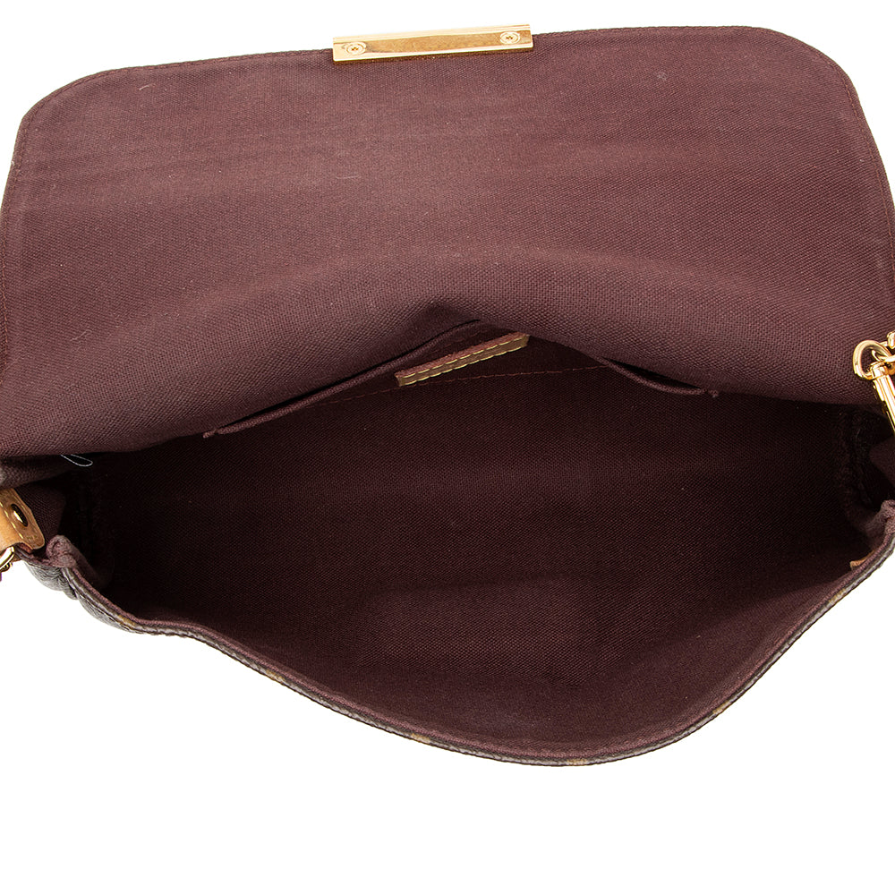 Louis Vuitton Monogram Canvas Favorite MM Shoulder Bag (SHF-22043)
