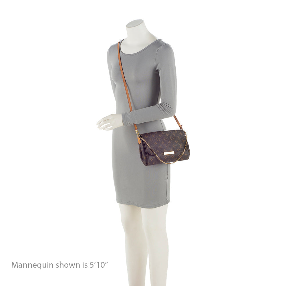 Louis Vuitton Monogram Canvas Favorite MM Shoulder Bag (SHF-22043)
