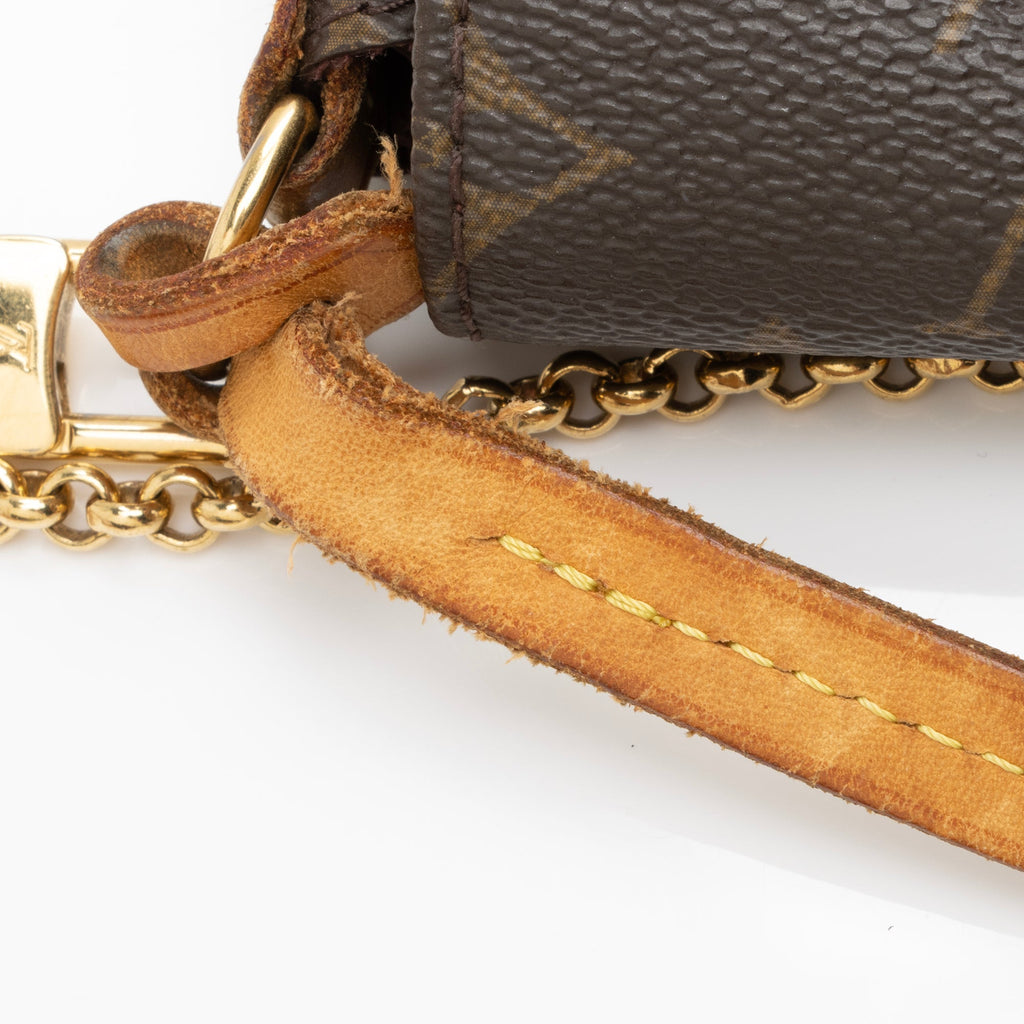 Louis Vuitton Monogram Canvas Favorite MM Shoulder Bag (SHF-RZu5fL)
