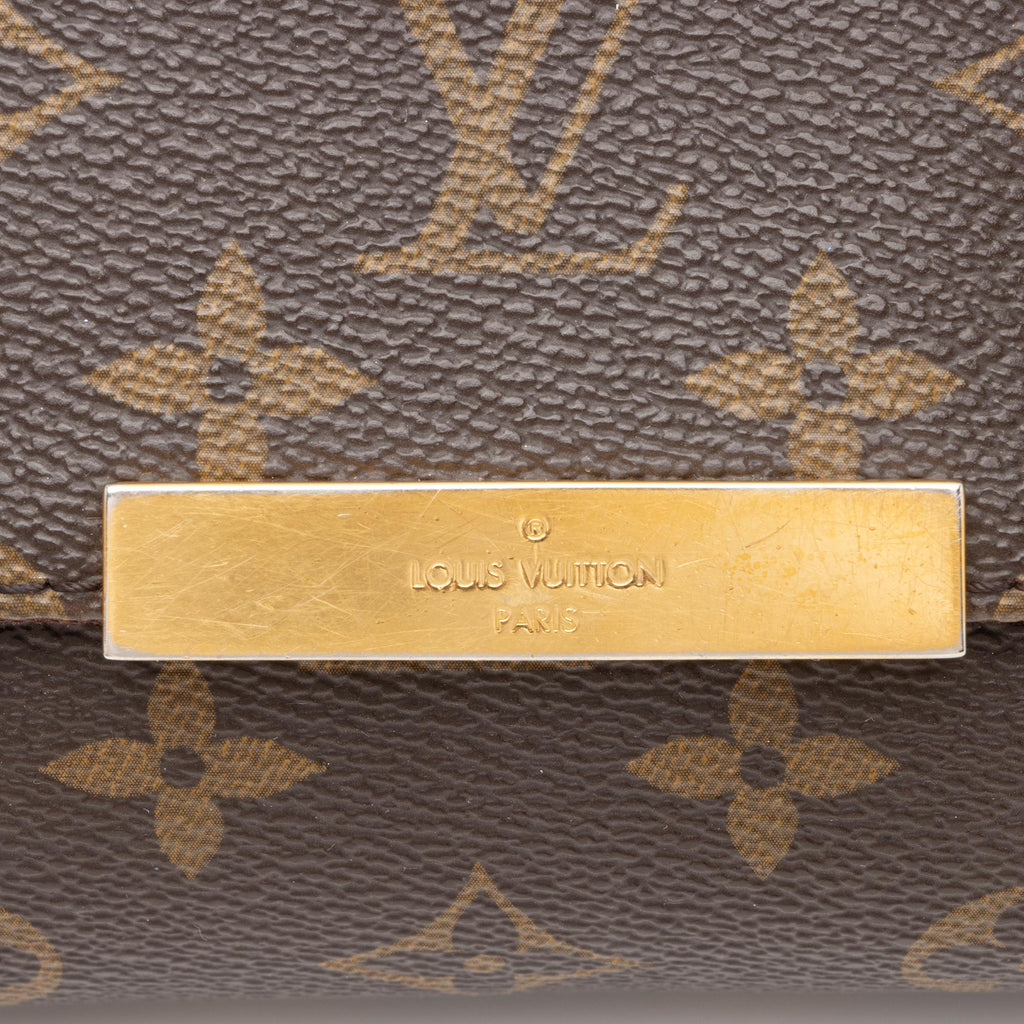 Louis Vuitton Monogram Canvas Favorite MM Shoulder Bag (SHF-52TDrJ)