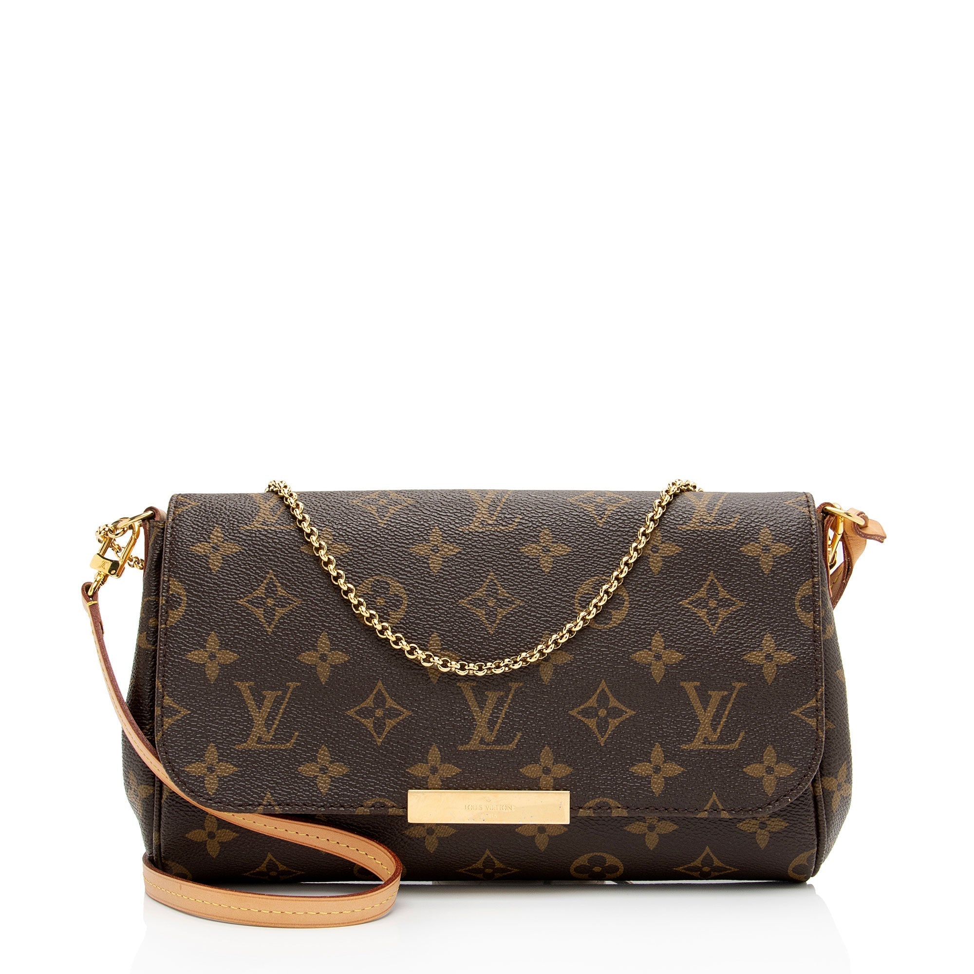 Louis Vuitton Monogram Canvas Favorite MM Shoulder Bag (SHF-4VRVaU)