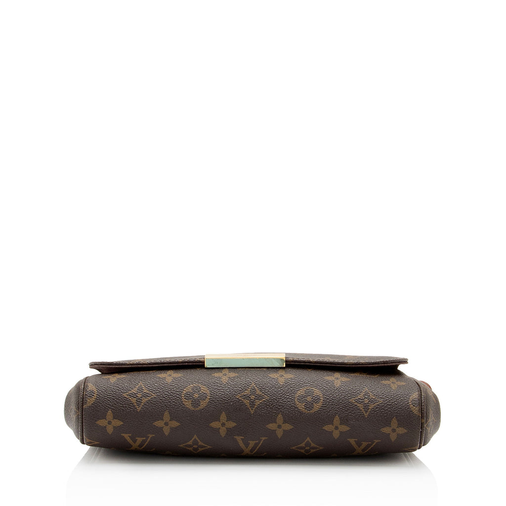 Louis Vuitton Monogram Canvas Favorite MM Shoulder Bag (SHF-wp7pd9)