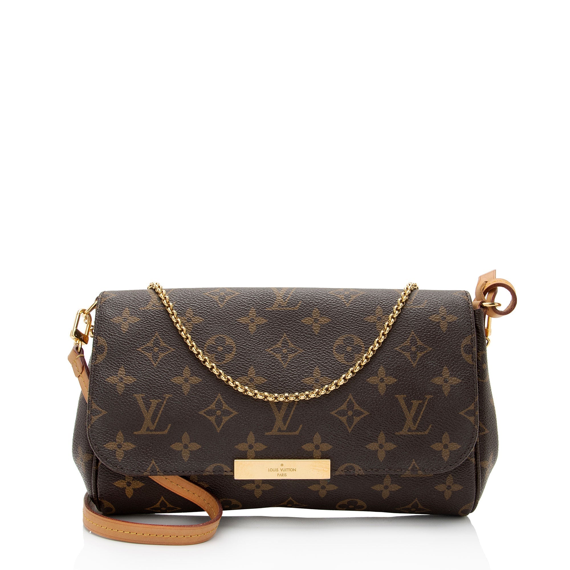 Louis Vuitton Monogram Canvas Favorite MM Shoulder Bag (SHF-wp7pd9)