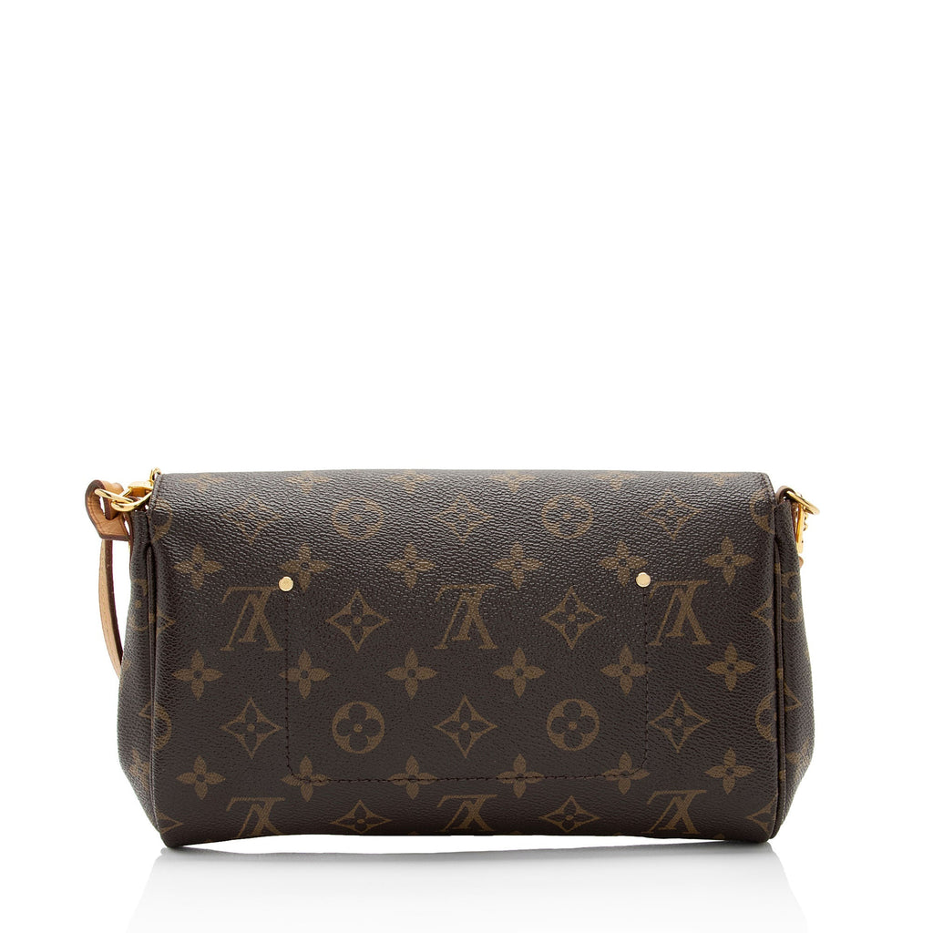 Louis Vuitton Monogram Canvas Favorite MM Shoulder Bag (SHF-kr1tYJ)