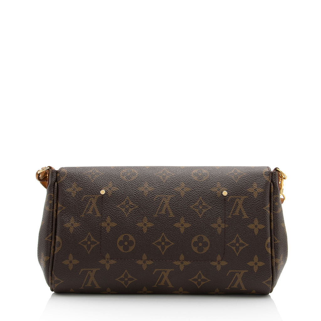 Louis Vuitton Monogram Canvas Favorite MM Shoulder Bag (SHF-pBpiVp)
