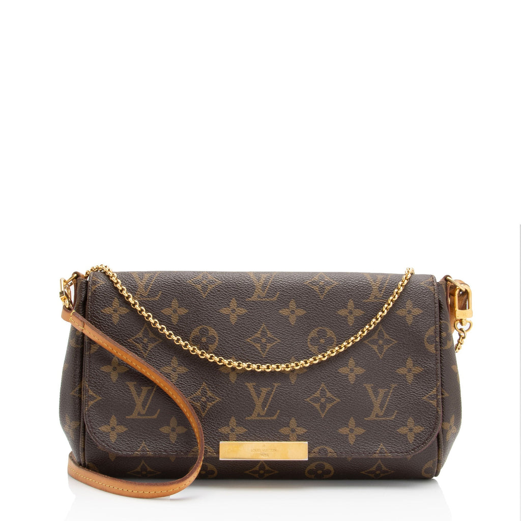 Louis Vuitton Monogram Canvas Favorite MM Shoulder Bag (SHF-pBpiVp)