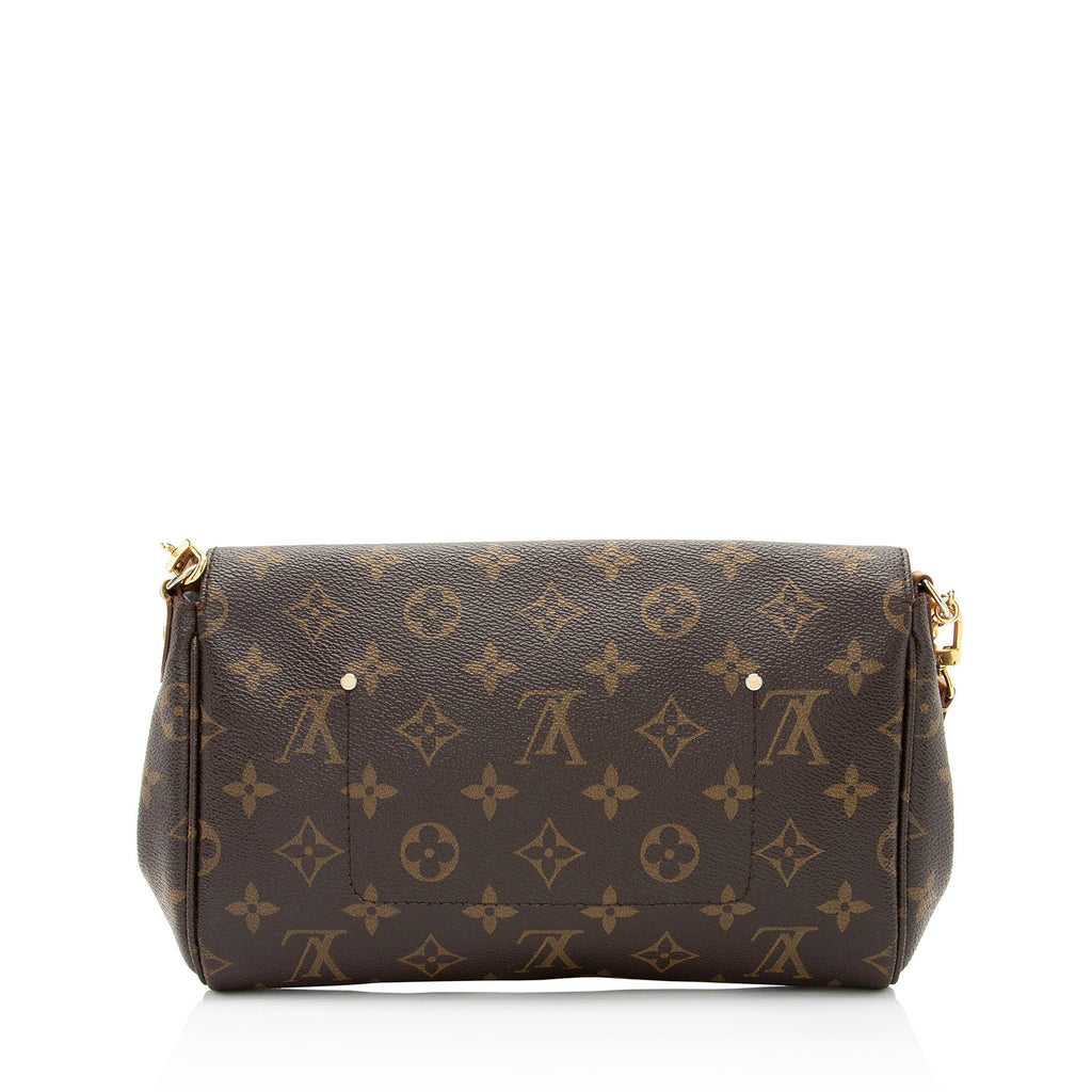 Louis Vuitton Monogram Canvas Favorite MM Shoulder Bag (SHF-Z5GR0S)