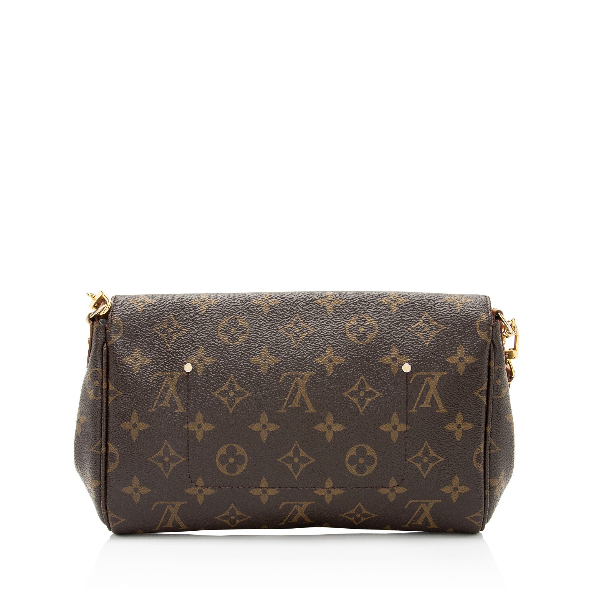 Louis Vuitton Monogram Canvas Favorite MM Shoulder Bag (SHF-Z5GR0S)