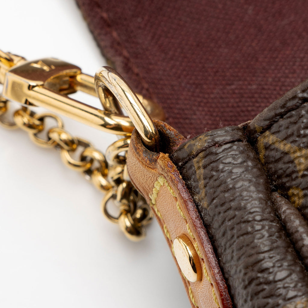 Louis Vuitton Monogram Canvas Favorite MM Shoulder Bag (SHF-Z5GR0S)
