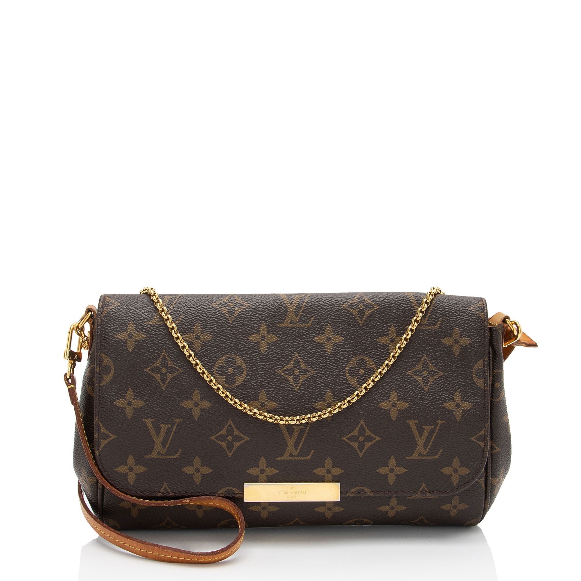 Louis Vuitton Monogram Canvas Favorite MM Shoulder Bag (SHF-vOz9V2)